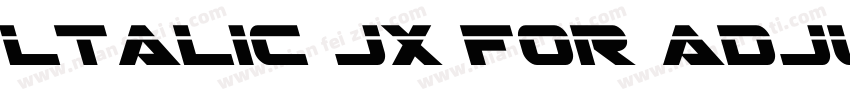 ltalic jx for adjust字体转换